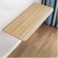 Kokkupandav seinalaud ruumi säästev pesulaud Raske ujuv riiul töölaua pikendus beež (50x25cm) - sobib ideaalselt väikestesse ruumidesse