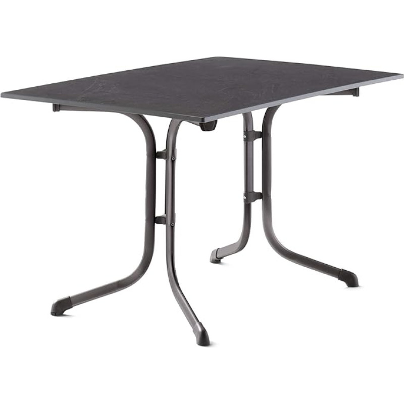 Sieger kokkuklapitav laud rauahall ja Vivodur® plaat antratsiidi toonis, 3160-55 KT