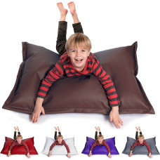 sunnypillow S Bean Bag, istmepadi tehisnahast, väljas ja siseruumides, 100 x 70 cm 60 L polüstüreeni täidisega, tugitool lastele ja täiskasvanutele, diivanile mõeldud Bean Bag, palju värve ja suurusi, et