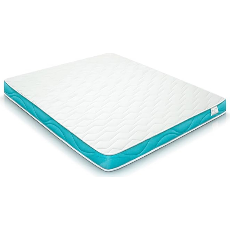 WIN REST Medium Firm Memory Foam madrats, kõrgus 13 cm, kõrge tihedusega vahtumaterjal ja kõrge vastupidavus, veniv kangas 300 g, hüpoallergeenne kiud, superpehme (110 x 180 cm)