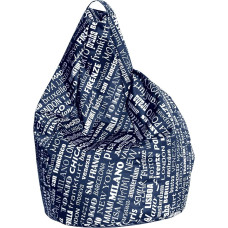 13 Kodutool Pouff My City Blue 80 x 80 x 120h cm