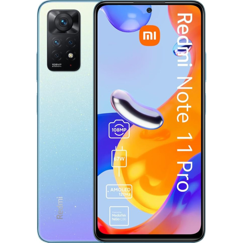 Xiaomi Redmi Note 11 Pro, Dual, 64GB 6GB Ram, Star Blue