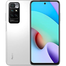 Xiaomi Redmi 10 2022 nutitelefon, 6,5-tolline FHD + DotDisplay, MediaTek Helio G88, AI Quad Camera (6GB + 128GB, Pebble White)