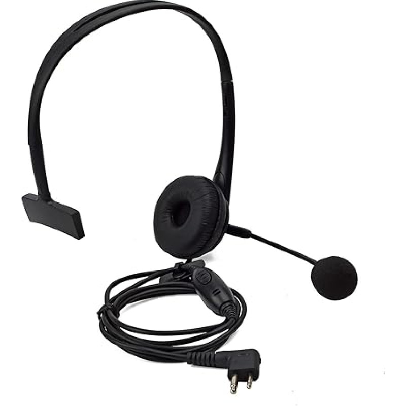 HYS kõrvaklapid kõrvaklapid pöörleva mikrofoniga müra summutavad kõrvaklapid, mis ühilduvad Motorola CP040 CP200 GP300 CLS1110 CLS1410 Walkie Talkies'iga