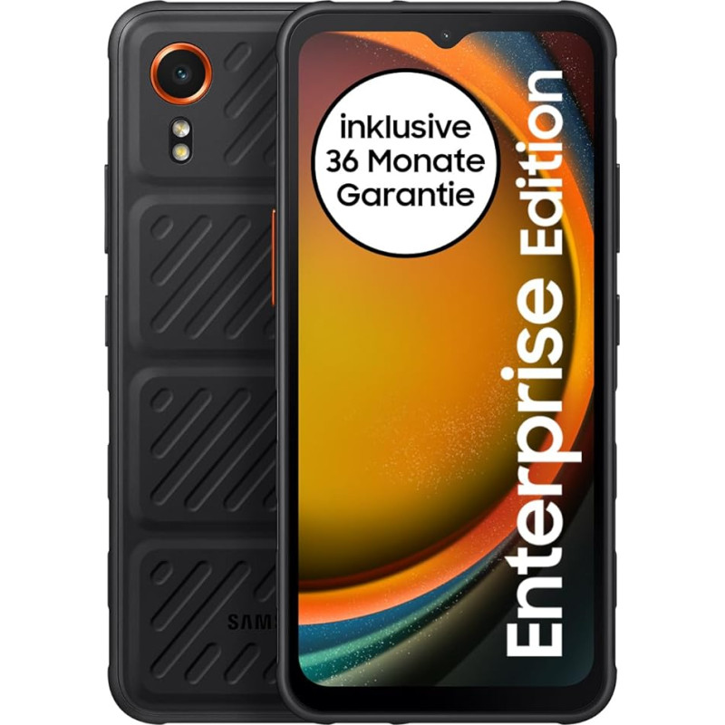 Samsung Galaxy Xcover7 Enterprise Edition, vastupidav 6,6-tolline Android nutitelefon, 128 GB, 4050 mAh aku, äritelefon, veekindel, nutitelefon ilma lepinguta, must