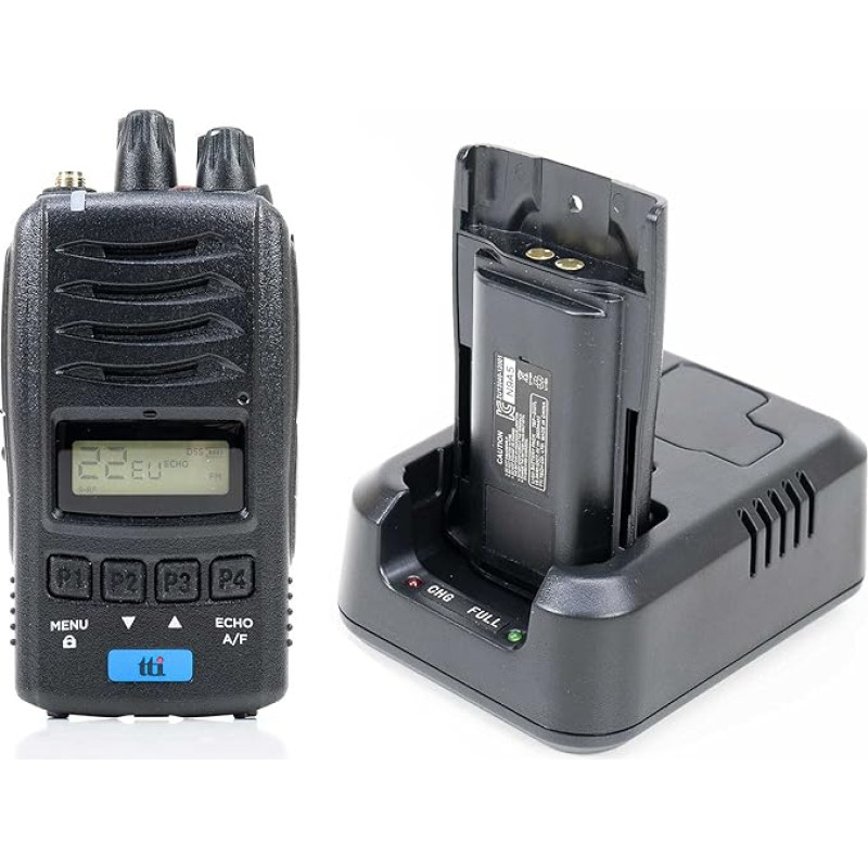 CB TTi TCB-H100 raadio ja TTI AK-H100 lisavarustuskomplekt