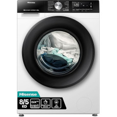 Hisense WD3S8043BW3 pesukuivati / ConnectLife / 16 programmi / 8 kg / 54 liitrit / 1400 rpm / Aurufunktsioon / JetWash / Anti-Allergia programm / Autoprogramm / Eco Wash / Steam Refresh / Wool / Energy