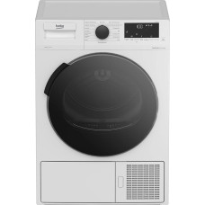 Beko DHC946GX Tumble Dryer with Heat Pump Technology, Stainless Steel Drum, 9 kg, A++, Hygienic Drying & Hygiene Refresh, White
