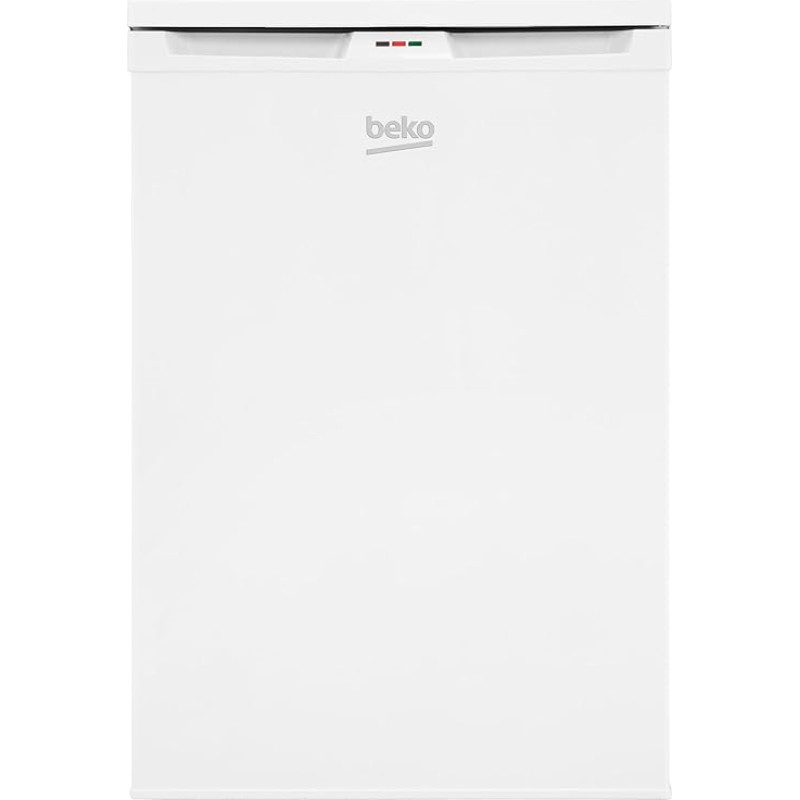 Beko FSE1074N B100 Tabletop Freezer, 95 L Freezer, Standing Freezer, MinFrost Minimal Ice, 37 dB, White