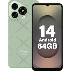 Ulefone Note 19 nutitelefon ilma lepinguta Android 14 nutitelefon 6,56-tolline HD+ ekraan, 6GB + 64GB/512GB Simlock-free mobiiltelefonid, 8MP kaamera, 5000mAh, 4G Dual SIM mobiiltelefon odavalt/Face ID/GPS, 2
