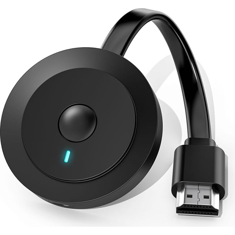 Traadita HDMI adapter, traadita ekraani dongle telerile, MpioLife 4K Full HD Miracast HIFI HDMI dongle, striimimine videote ekraanilt Android/OS/Windows/Mac OS sülearvuti, telefon, tahvelarvuti, arvuti, HDTV kohta