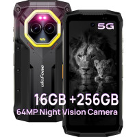 Ulefone Armor Mini 20 Pro väljas mobiiltelefon 5G, 16GB + 256GB/2TB väljas nutitelefon, 50MP + 32MP kaamera Android 14 vastupidav nutitelefon, 6200mAh aku, 4,7-tolline HD+ IP68 nutitelefon, OTG/NFC