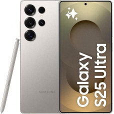 Samsung Galaxy S25 Ultra AI nutitelefon Galaxy AI-ga, ilma lepinguta, mobiiltelefon Androidiga, 12GB RAM, 256GB mälu, 200MP kaamera, Titanium Hall