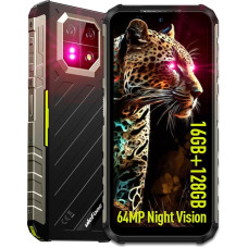 Ulefone Armor 22 (16GB + 128GB) välitingimustes kasutatav mobiiltelefon ilma lepinguta, Android 14 6,58-tolline FHD + 120Hz 64MP + 64MP öönägemine 6600mAh 33W 4G Dual SIM 5G WIFI/OTG/NFC/GPS/IP69K ehitusplatsil