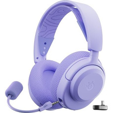 SteelSeries Arctis Nova 3X juhtmevaba mängukomplekt - rakendusjuhtimine - 40-tunnine aku - neodüümmagnetjuht - 2.4GHz/Bluetooth - eemaldatav mikrofon - Xbox PS5 PC Switch mobiilseadmed - Lavendel