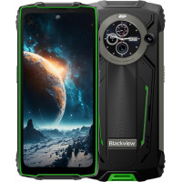 Blackview BV8200 Outdoor nutitelefon, 170 luumeni taskulamp, topelt ekraan, Helio G100 36GB+256GB, 6.5 tolli 120Hz 2.4K FHD+, 50MP kaamera, IP68 Android 14 vastupidav mobiiltelefon ilma lepinguta, NFC roheline