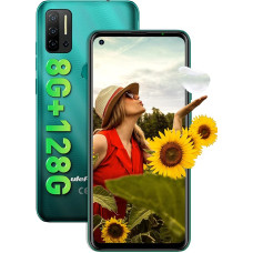 Ulefone Android 11 nutitelefon ilma lepinguta, Note 11P 4G mobiiltelefon, Helio P60 Octa-Core 8GB + 128GB, Dual SIM + spetsiaalne 2TB SD laiendus, 48MP Quad Camera, 6,55-tolline HD+ ekraan, sõrmejälg, sõrmejälg