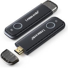HDMI traadita saatja ja vastuvõtja, Lemorele 165FT/50M HDMI traadita edastamine toetab 8 TXS kuni 1 RX Neflix/TikTok/YouTube striimimiseks sülearvutist, arvutist HDTV-le/projektorile