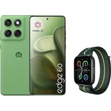 Motorola Edge 60 Fusion nutitelefon Pantone Shamrock + Moto Watch Fit