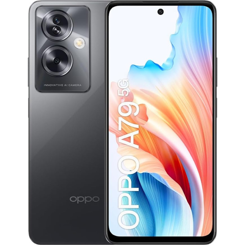 oppo A79 5G 256GB/8GB Dual SIM salapärane must