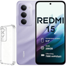 XIAOMI Redmi 15-4G 8+256 GB nutitelefon, ekraan alates 6,9 tolli 120 Hz, kaksikkaamera 50MP, Snapdragon 685, 7000 mAh, lilla (laadijat ei sisalda)