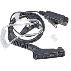 HYSHIKRA akustilised kõrvaklapid koos mikrofoniga, mis ühilduvad Motorola DP3400, DP4400, DP4800, DGP4150, XiR-P8200, Xpr-6300, kahesuunaline raadio mitme pordiga (1 pakk)