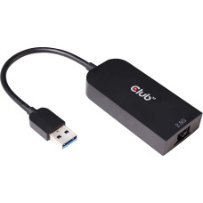 Club 3D CAC-1420 USB 3.2 Gen1 adapter A-tüüpi 2,5 Gigabit Ethernet M/F Must