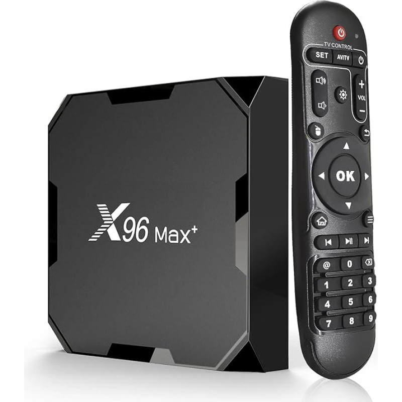 Android 9.0 TV Box, Smart Media Player 4+32GB HD TV Box koos puldiga, Support 4K/3D 2.4&5GHz WiFi BT 4.0 USB 3.0 1000M LAN Android Box