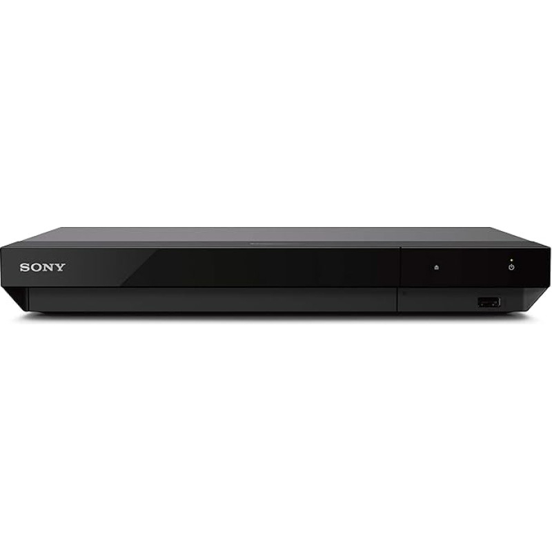 Sony UBP-X700U 4K Ultra HD kodukino Blu-ray DVD mängija 4K Upscaling, HDR10, Hi-Res Audio, Dolby Digital TrueHD/DTS, Dolby Vision, koos lisatud HDMI kaabliga, 2025 mudel