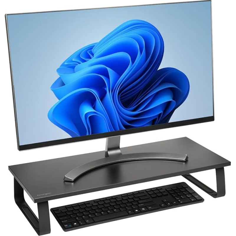 Kensington Extra Wide Desk Monitor Stand, suur arvutialus/monitorialus/laua tõusja (K55726EU), must