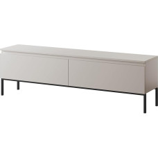 Selsey Bemmi TV-kapp Lowboard mustade jalgadega beež 150 cm