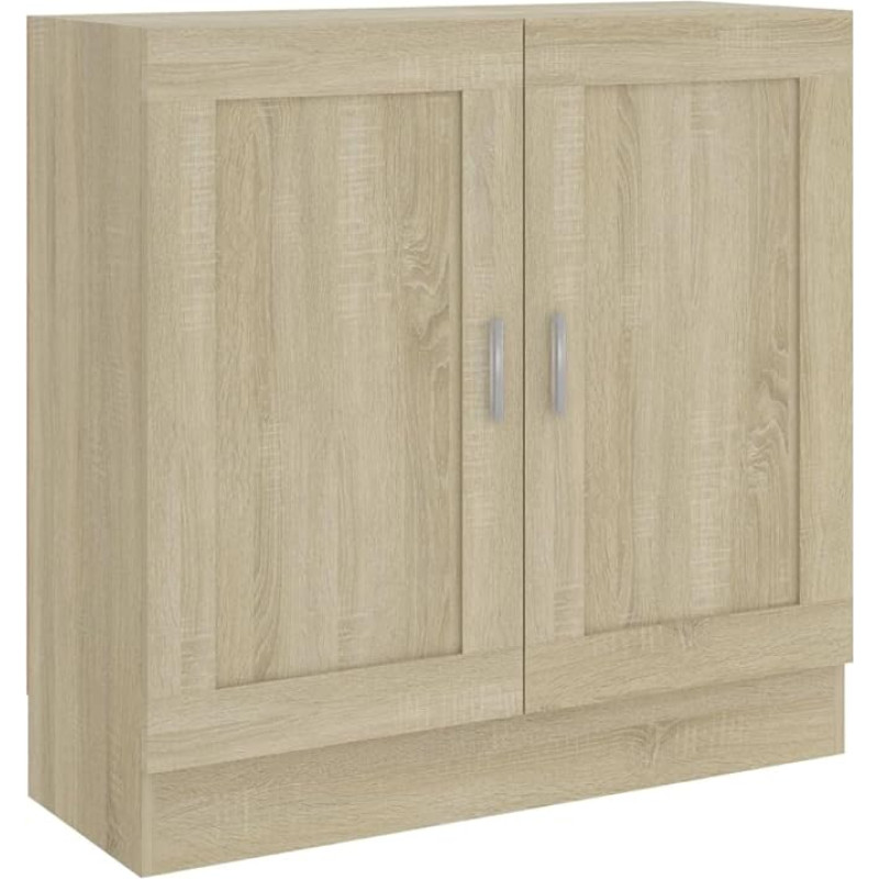 vidaXL raamaturiiul 82,5 x 30,5 x 80 cm Sonoma tammepuust