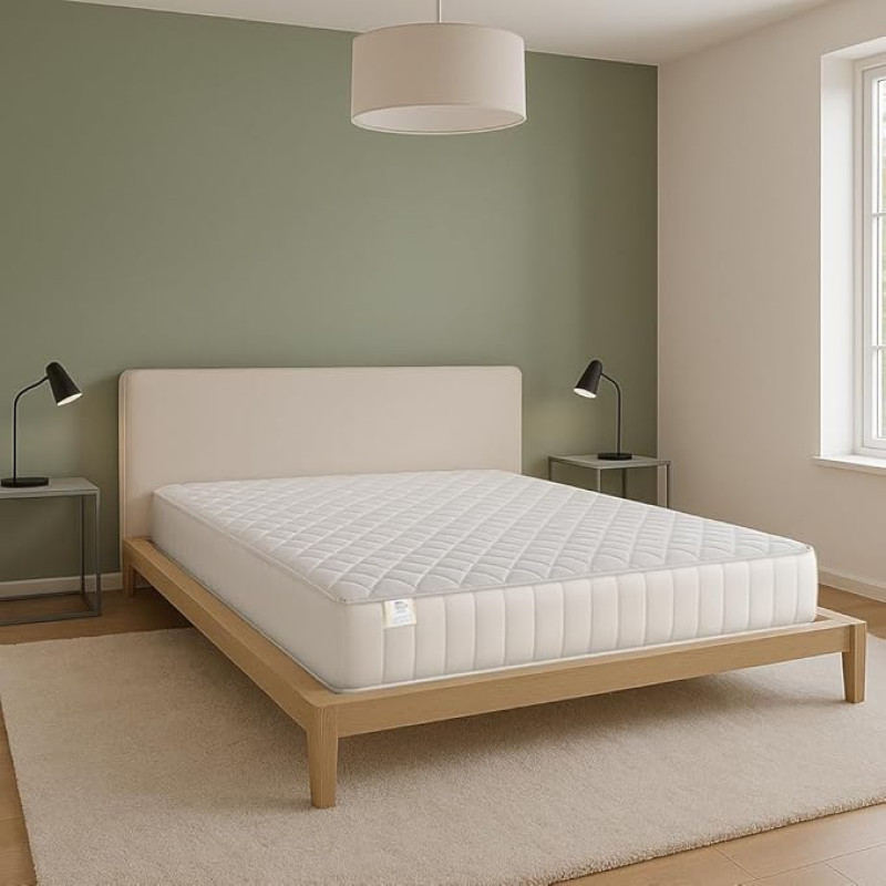 Farmarelax madrats kaheinimesevoodile, 120 x 190 cm, kõrgus 19 cm, vesivaht, antibakteriaalne, ortopeediline, vormimahutav, hüpoallergeenne ja hingav, valmistatud Itaalias, Top Soft
