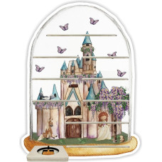 Farbklecks Collection Muusikakasti riiulisse lumegloobus - sobib Tonieboxile - riiul, kus on ruumi karbile ja 50-55 figuurile