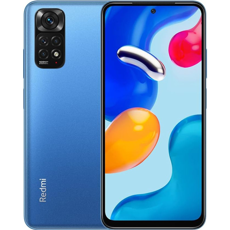 Xiaomi Redmi Note 11s - nutitelefon 64GB, 6GB RAM, Dual Sim, hämaravärvi sinine