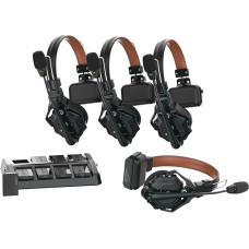 Hollyland Solidcom C1 Pro traadita intercom süsteem ENC müravastane täisdupleks 4 kasutajat 350m meeskondlik kommunikatsioon PTT Mute Single peakomplekt kiriku drone TV filmi tootmiseks 1 Master & 3 kaugjuhtimispulti