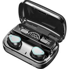 Juhtmevabad kõrvaklapid, juhtmevabad kõrvaklapid, HiFi Stereo, sügav bass, Bluetooth 5.3, puutetundlik juhtimine, mürasummutus, minikõrvaklapid, mikrofon, kõrvaklapp, IP7 veekindel, LED-ekraan spordi jaoks