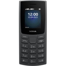 Nokia 110 funktsioonitelefon sisseehitatud MP3-mängija, tagumise kaamera, kauakestva aku ja helisalvestiga - Süsihele