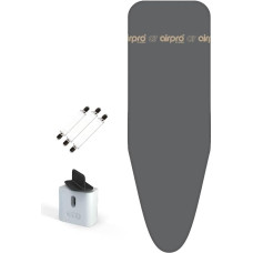 Airpro By Widex 6-Layer Ironing Board Cover for Steam Irons - Size L Universal Max 120 x 42 cm - No More Water Under the Ironing Board - Ironing Up to 50% Faster - Made in Europe