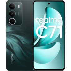 realme C71 5G nutitelefon, 6,67-tolline 120Hz ekraan, 6000 mAh aku, 8+256GB, 50MP kaamera, Octa-Core T7250 kiibistik, Foresta Ow, ilma adapterita