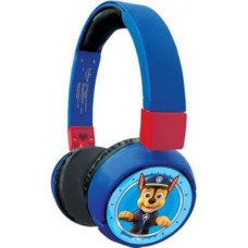 Lexibook - Paw Patrol HPBT010PA 2-in-1 Bluetooth kõrvaklapid lastele - traadita traadita stereokõlarid juhtmega, lastekaitse poistele ja tüdrukutele, kokkupandavad, reguleeritavad, sinine/punane/sinine