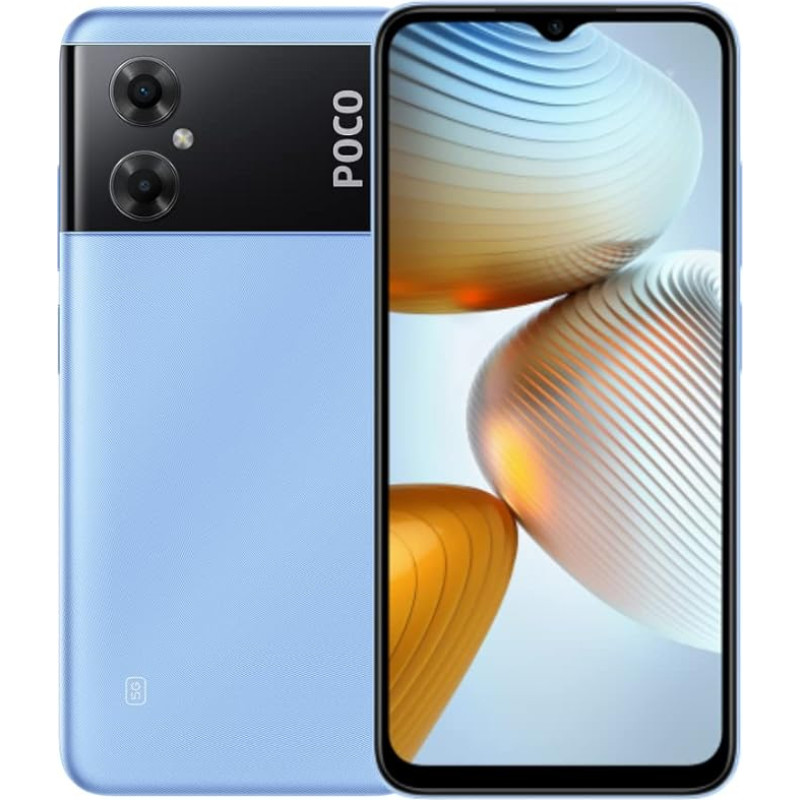 Poco M4 nutitelefon 16,58 cm (6,58 Zoll), sinine, 64 GB, 4 GB RAM