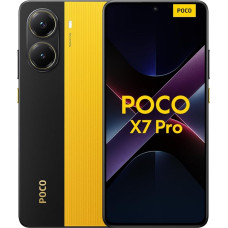 Xiaomi Poco X7 Pro nutitelefon, 12 + 512 GB, kollane, 50 MP peakaamera OIS-iga, 6000 mAh (tüüp) aku 90 W HyperCharge, IP68, AI funktsioonid