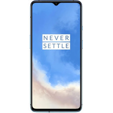 OnePlus 7T nutitelefon, 8 GB RAM + 128 GB mälu, 16,6 cm AMOLED ekraan 90 Hz, kolmekordne kaamera + esikaamera, Warp Charge 30, Glacier Blue