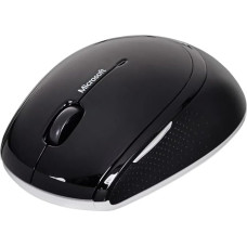 Microsoft Wireless Mouse 5000, ergonoomiline traadita hiir parem- ja vasakukäelistele kasutajatele, BlueTrack tehnoloogia, USB Nano transiiver, pikk aku, mudel 1387