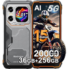 Blackview XPLORE 1 5G Välimaa mobiiltelefon AI nutitelefon Android 15, 36GB + 256GB/2TB AI mobiiltelefon, 6,78-tolline FHD + ehitusplatsil kasutatav mobiiltelefon, 64MP + 50MP, 20000mAh, 4G + 5G Välimaa nutitelefon