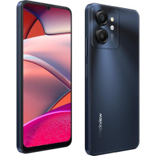 Blackview Color 8 nutitelefon ilma lepinguta, 16GB + 128GB, 6,75-tolline FHD + 90Hz, 50MP + 8MP kaamera, 6000mAh aku, kolm kaardipesa, Android 13 mobiiltelefon, Smart-K Box kõlar, GPS mustas toonis