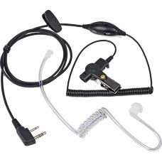 HYS peakomplekt, mis ühildub President Randy III CB raadiojaamaga, sobib Randy 3 raadiosaatjatele, kõrvaklapid PTT nupuga (Sound Tube)