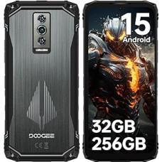 DOOGEE Blade 10 Pro Energy Outdoor nutitelefon ilma lepinguta Android 15, 32GB + 256GB (2TB) Outdoor mobiiltelefon, 6.56 tolli HD+, 50MP + 8MP kaamera ehitusplatsil mobiiltelefon 6150 mAh, 3 kaarti