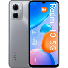 Xiaomi Redmi 10 5G nutitelefon, 6,58-tolline, 4 GB RAM/64 GB ROM, Dual SIM, Android 12, hõbedane